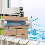 Иллюстрация варианта монтажа приточного воздушного клапана