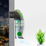 Иллюстрация работы очистителя воздуха (бризеры)