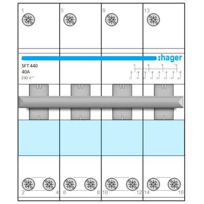 Download MS-Visio template Hager SFT 4P | Фигуры электрики Hager SFT 4P | Переключатель ввода резерва 40А Download MS-Visio template Hager SFT 4P | Фигуры электрики Hager SFT 4P | Переключатель ввода резерва 40А