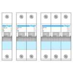 Download MS-Visio template Hager MBN Шаблон модели АВ Hager MBN | Фигуры электрики для Visio