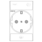 Download MS-Visio template Hager SN016 Розетка Hager SN016