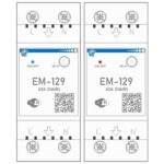 Download MS-Visio template Novatek EM-129 | Фигуры электрики Новатек EM-129 | Электросчетчик Новатек