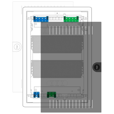 Download MS-Visio template Stencil Hager Volta 24 Multimedia | Фигуры электрики Hager Volta 24 Multimedia | Шаблон щитка мультимедиа Hager Volta 24