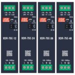 Download MS-Visio Stencil template MEAN WELL XDR-75E | Фигуры электрики MEAN WELL XDR-75E | Блок питания MEAN WELL XDR-75E