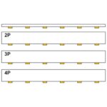 Download MS-Visio template Stencil Hager Гребенчатая шина | Фигуры электрики Гребенчатая шина 1P/2P3P/4P | Шаблон Гребенчатая шина 1P/2P3P/4P