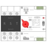 Download MS-Visio template Stencils АВР Tomzn TOQ5/3 | Фигуры электрики АВР Tomzn TOQ5/3 | Шаблон АВР Tomzn для Визио