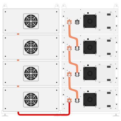 Download MS-Visio template stencils Deye BOS-B-Pack16-A3 | Фигуры электрики DEYE Deye BOS-B-Pack | Smart-фигура электрики инвертор Deye для Майкрософт Визио