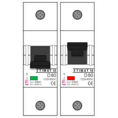 Динамический трафарет Visio автоматический выключатель ETI ETIMAT 10 D80