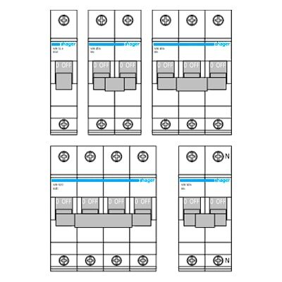 Автоматические выключатели Hager MB