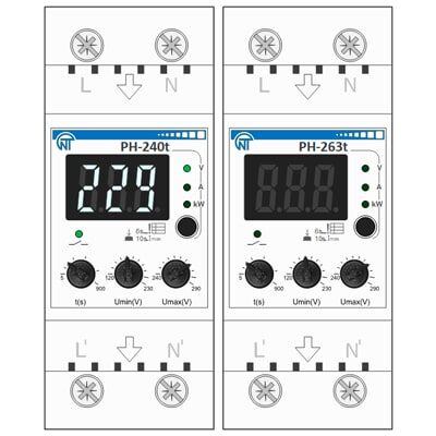 Реле напряжения (Novatek 240t/263t) многофункциональное реле