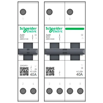 Трафарет Visio: Schneider Acti9 iSSW — переключателя нагрузки I-0-II