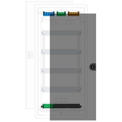Щиток электрический Hager Volta 48(+8) модулей