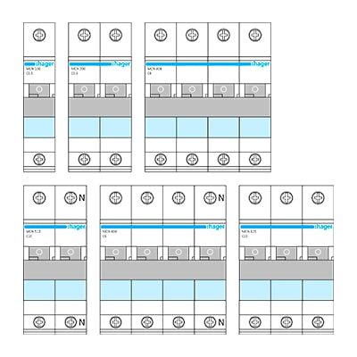 Автоматические выключатели Hager MCN